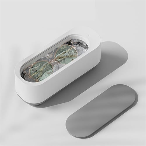 💎 50% OFF! 🔊 Portable ultrasonic cleaner – 3-minute cycle, PP & AAA batteries – Deep cleaning for glasses & jewelry ✨
