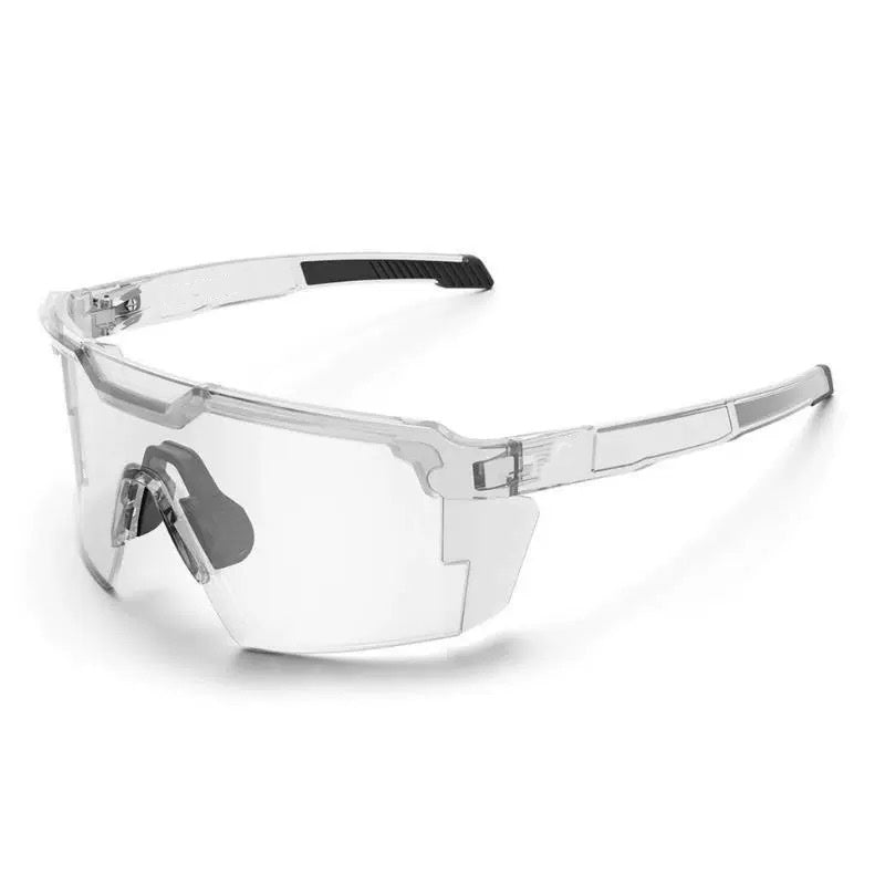 Photochromic Polarized Safety Glasses – UV400 Future Tech Aviator Sunglasses