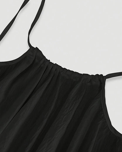 Elegant Sleeveless Long Dress, Ladies Sleepwear for Indoor Wear