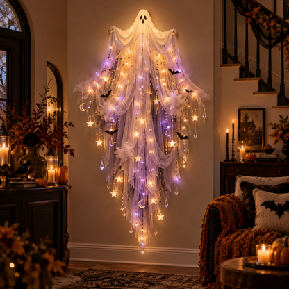🎃 Last Day 49% OFF | Elegant Halloween Cascade Wall Lights – Spooky Seasonal Decor