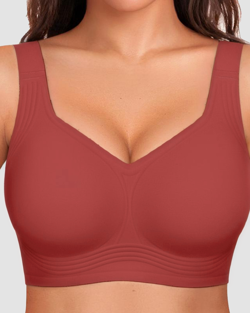 Comfortable Wireless Full Coverage Jelly Smoothing Bra